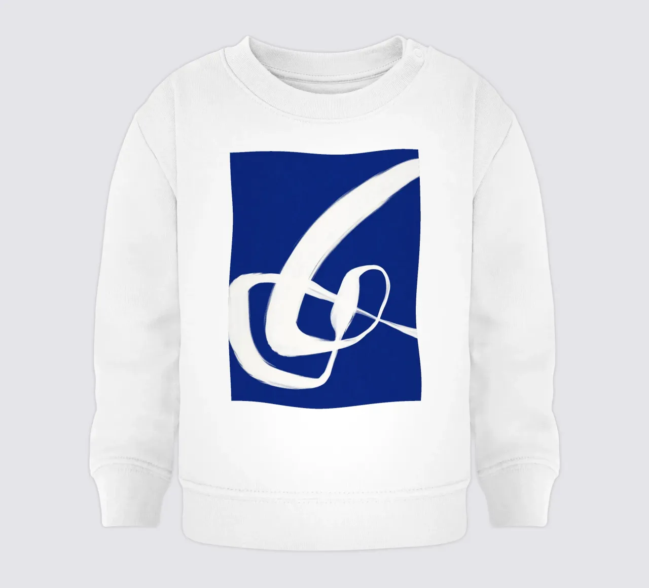 White Wave No 5 felpa neonato da treechild