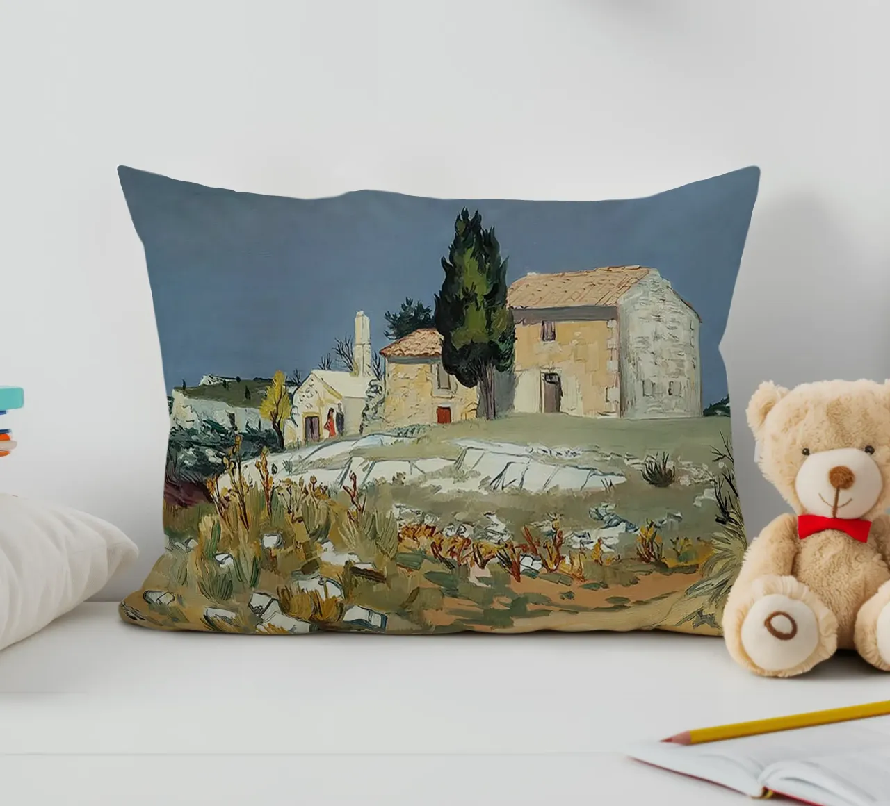 Mas en Provence cuscino da Peteriespinoza Studio