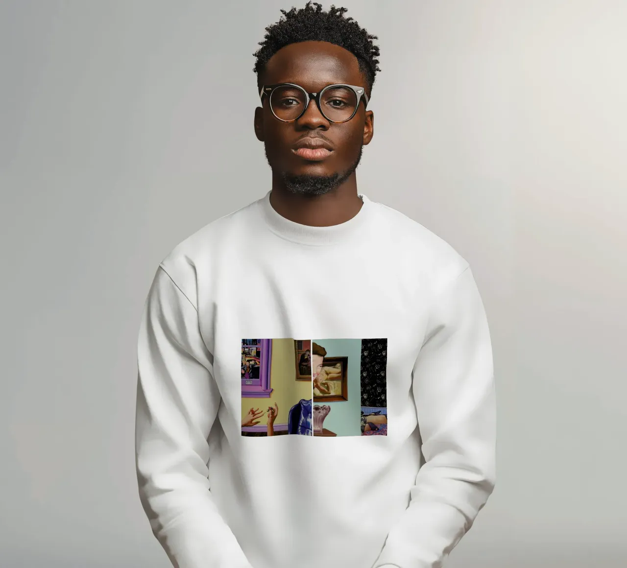 (perhaps in another place, or in another time,)we could have been friends Sweatshirt von Doug Smock