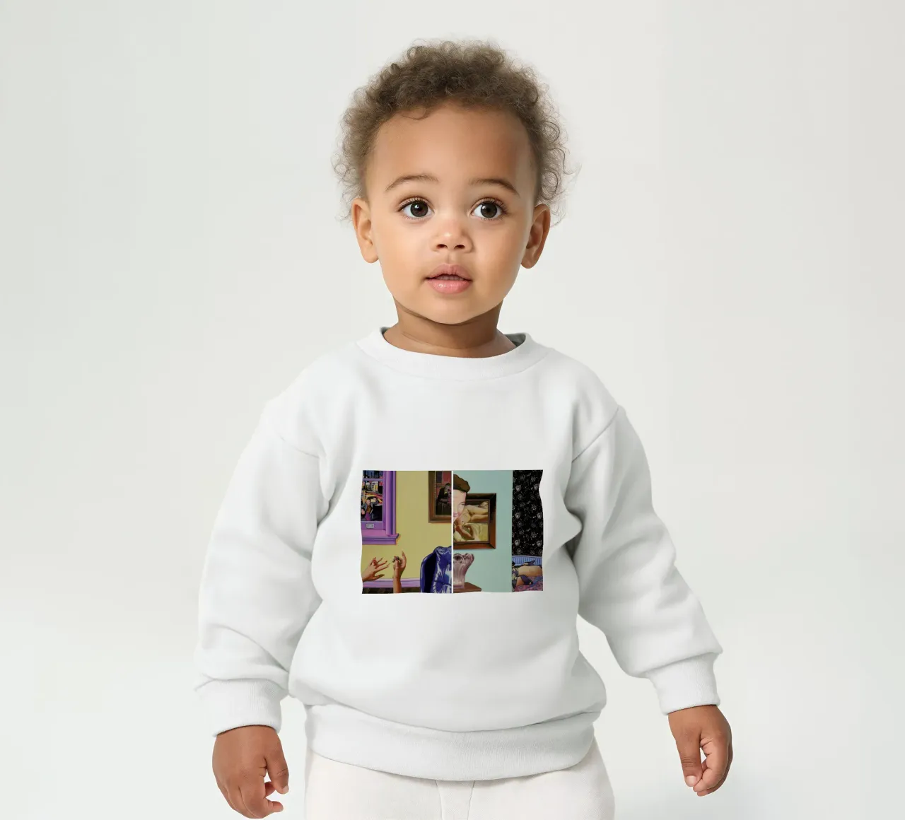 (perhaps in another place, or in another time,)we could have been friends felpa neonato da Doug Smock