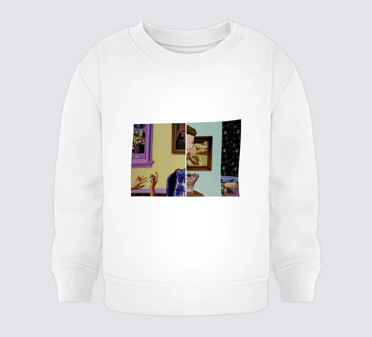 (perhaps in another place, or in another time,)we could have been friends Baby Sweatshirt von Doug Smock