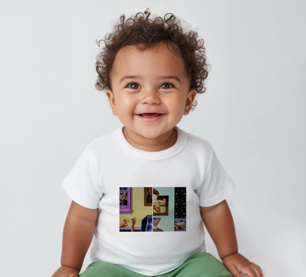 (perhaps in another place, or in another time,)we could have been friends baby t-shirt van Doug Smock