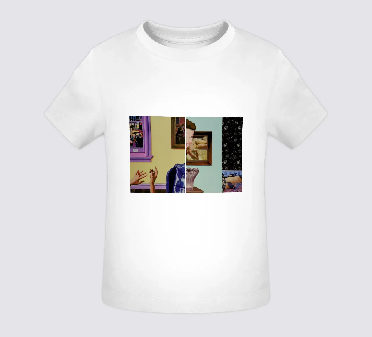 (perhaps in another place, or in another time,)we could have been friends baby t-shirt van Doug Smock