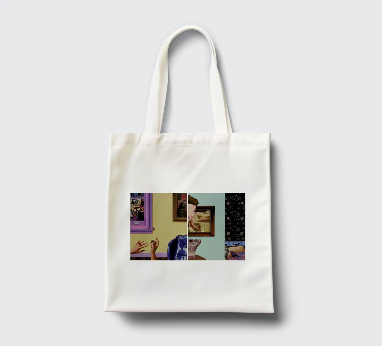 (perhaps in another place, or in another time,)we could have been friends borsa in juta da Doug Smock