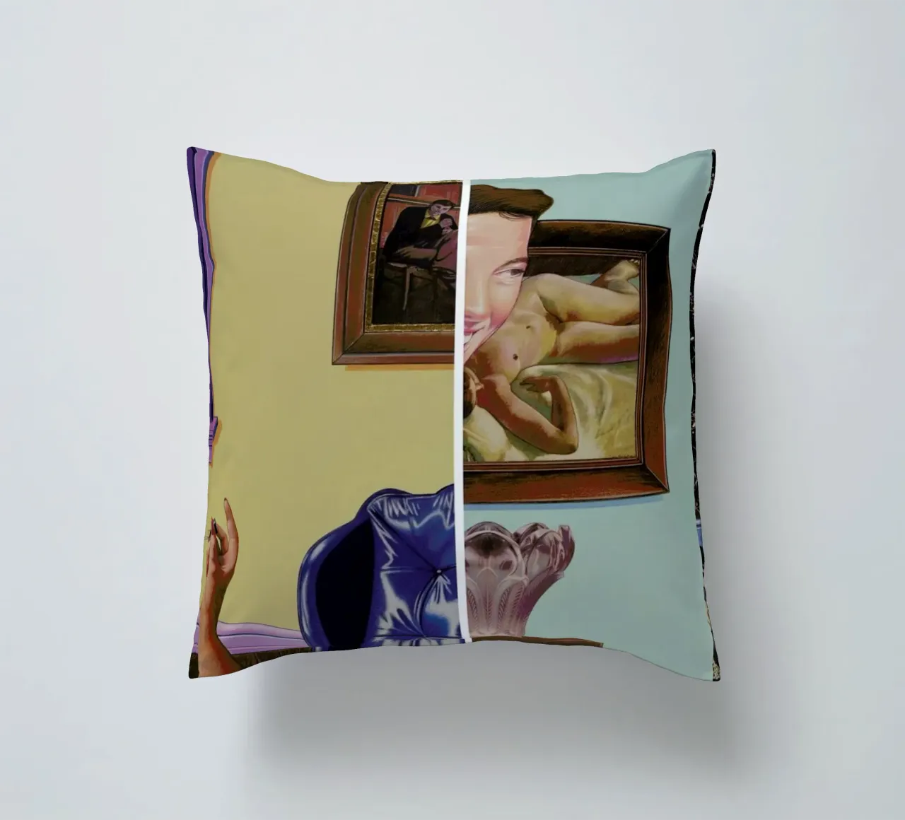 (perhaps in another place, or in another time,)we could have been friends cuscino da Doug Smock