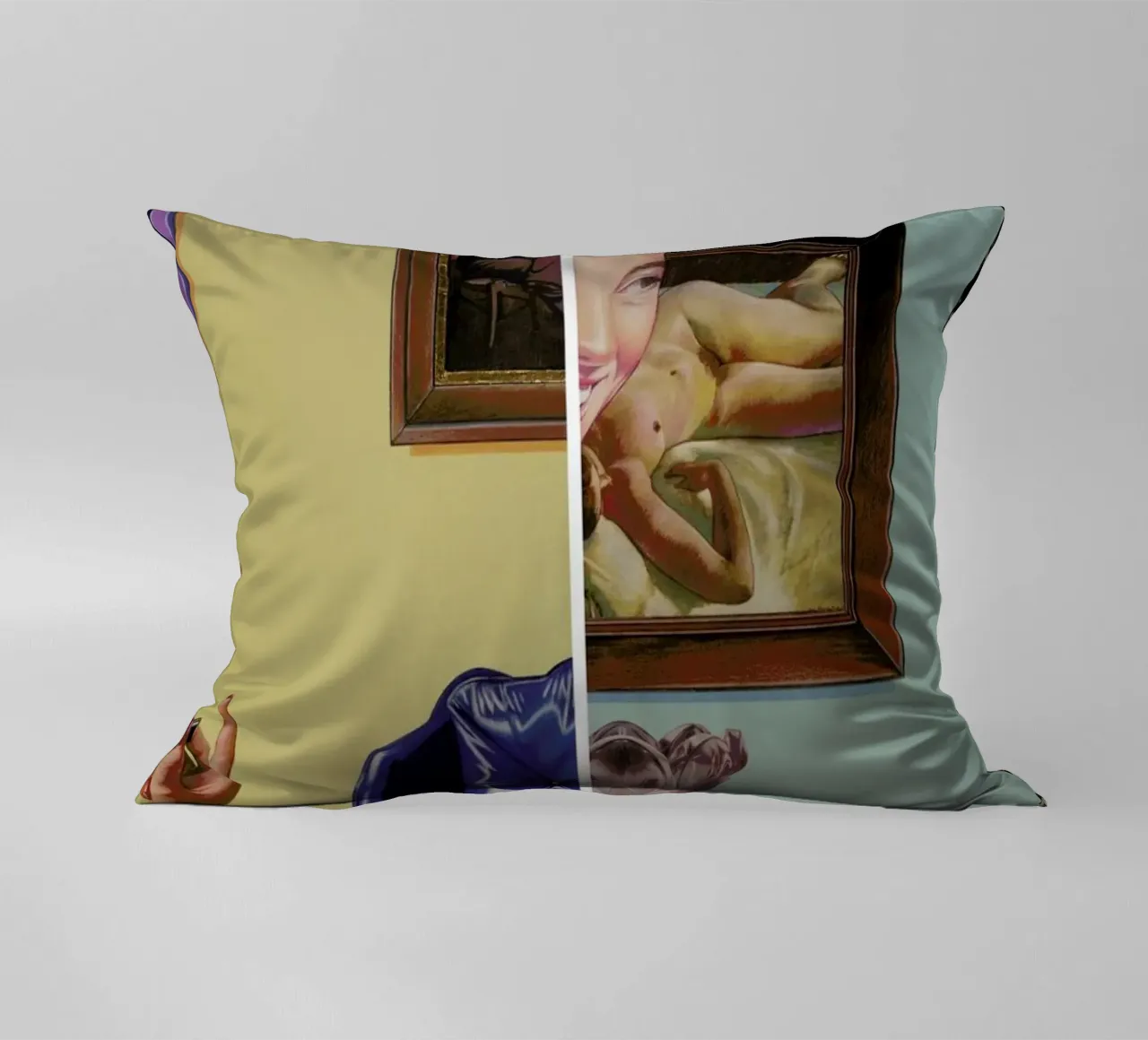 (perhaps in another place, or in another time,)we could have been friends cuscino da Doug Smock