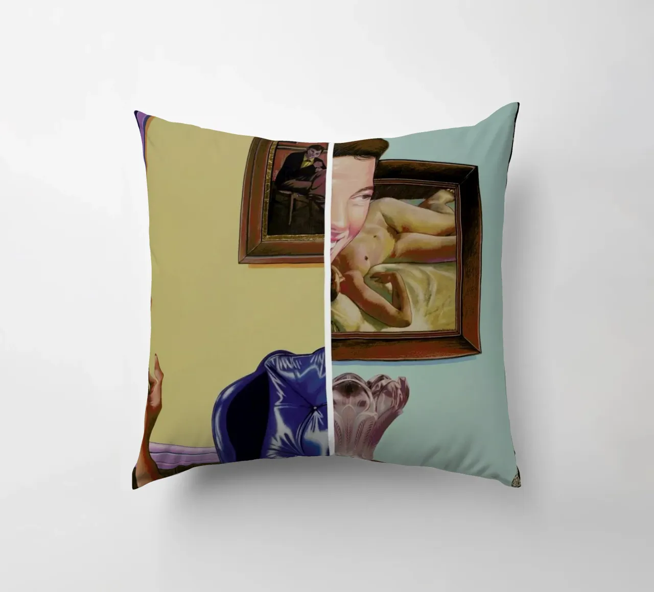 (perhaps in another place, or in another time,)we could have been friends cuscino da Doug Smock