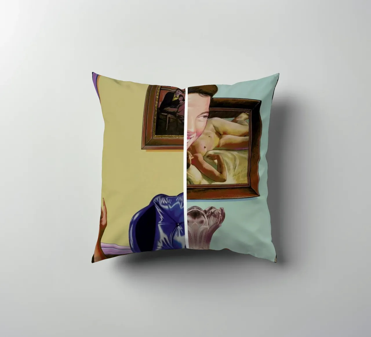 (perhaps in another place, or in another time,)we could have been friends cuscino da Doug Smock