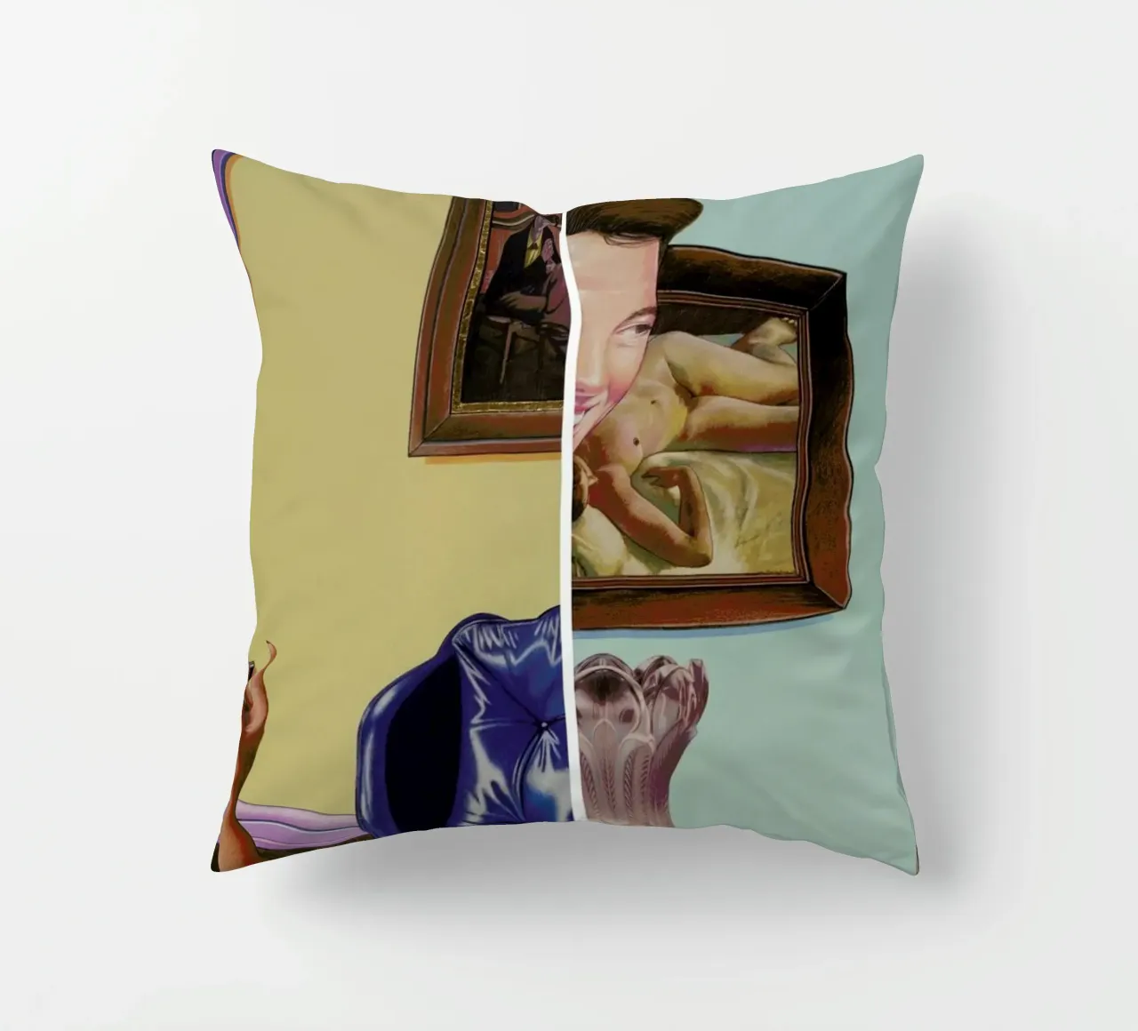 (perhaps in another place, or in another time,)we could have been friends cuscino da Doug Smock