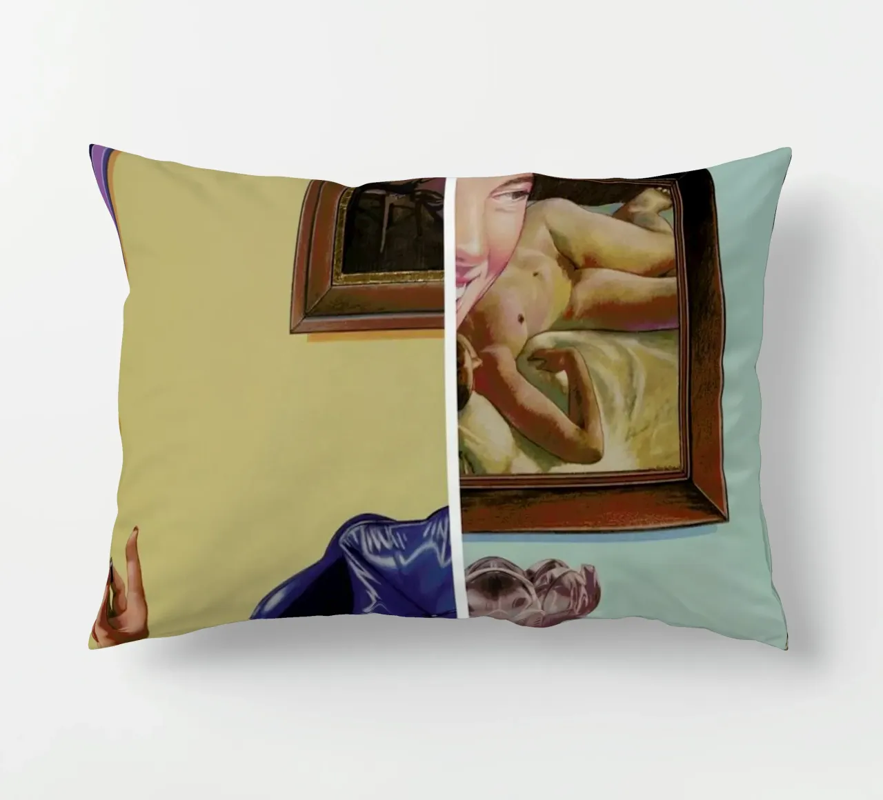 (perhaps in another place, or in another time,)we could have been friends cuscino da Doug Smock