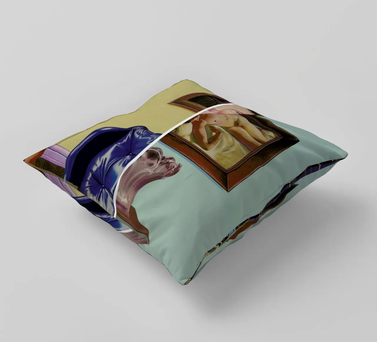 (perhaps in another place, or in another time,)we could have been friends cuscino da Doug Smock