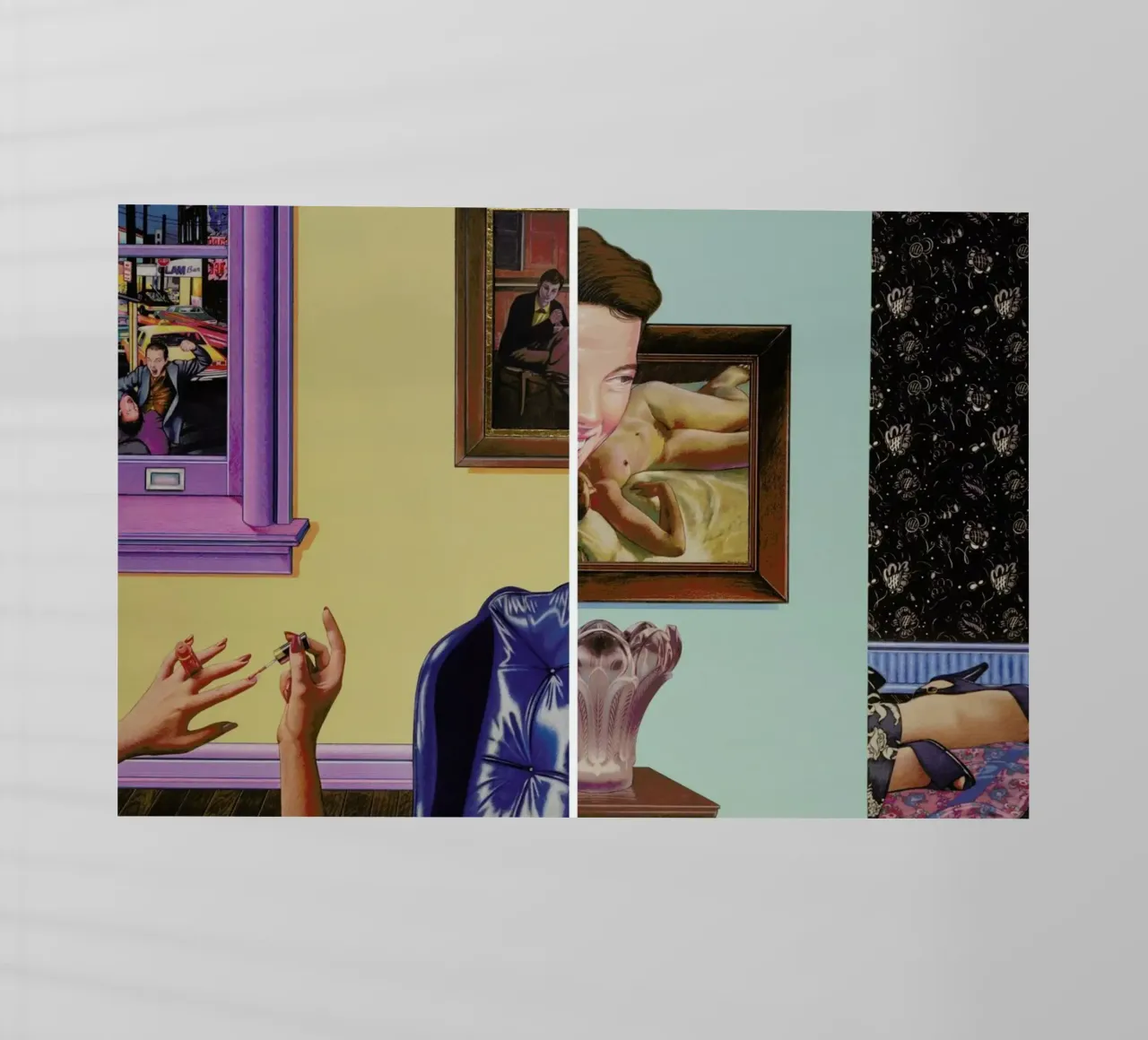 (perhaps in another place, or in another time,)we could have been friends pellicola backlit da Doug Smock