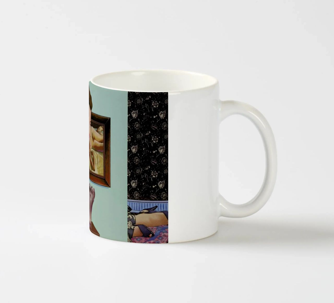 (perhaps in another place, or in another time,)we could have been friends tazza in ceramica da Doug Smock