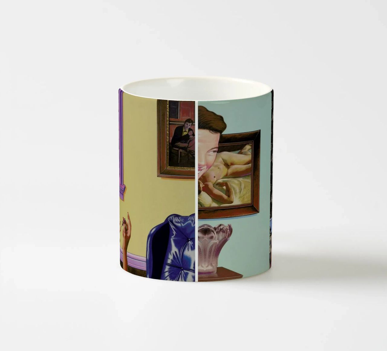 (perhaps in another place, or in another time,)we could have been friends tazza in ceramica da Doug Smock