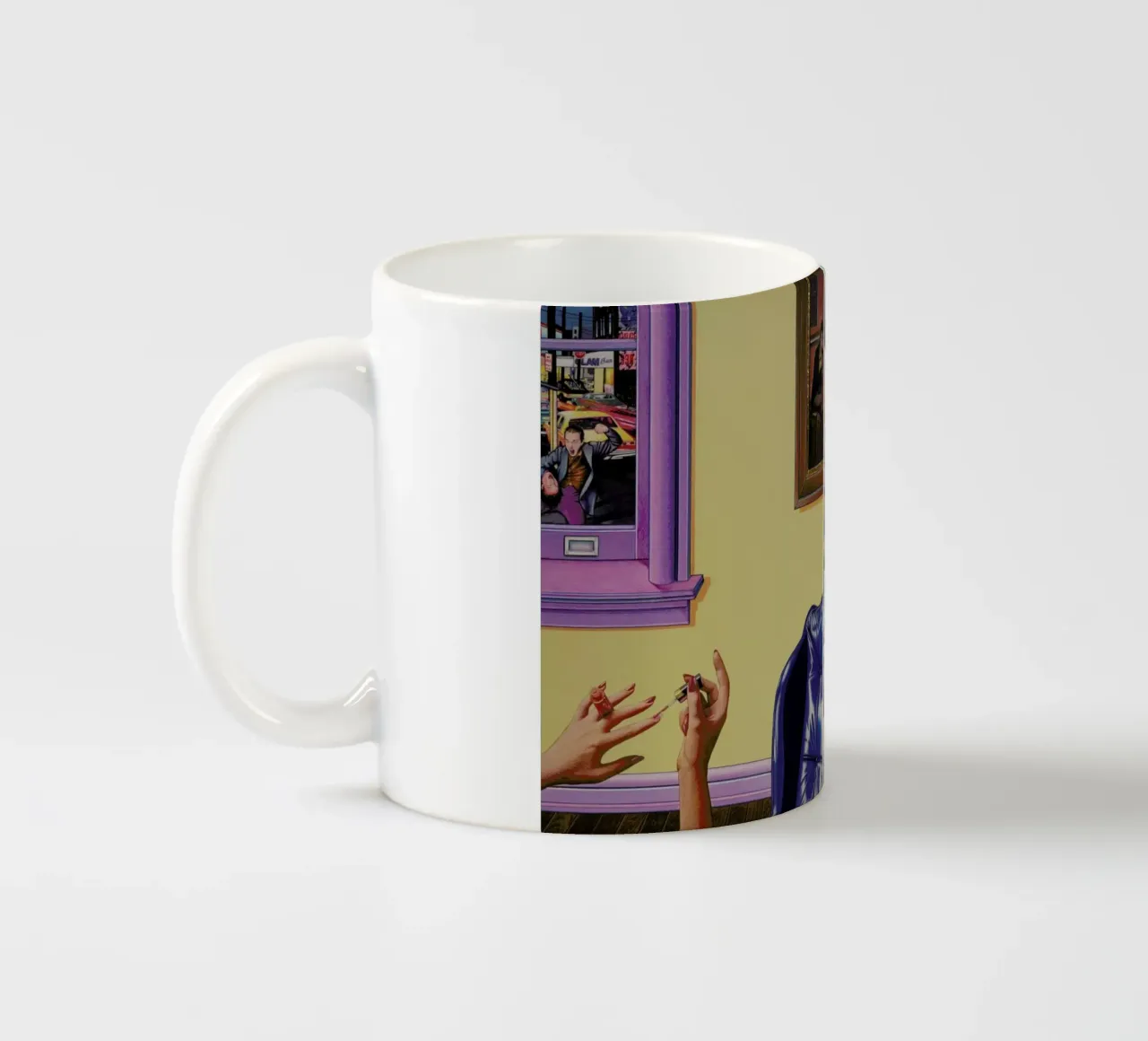 (perhaps in another place, or in another time,)we could have been friends tazza in ceramica da Doug Smock
