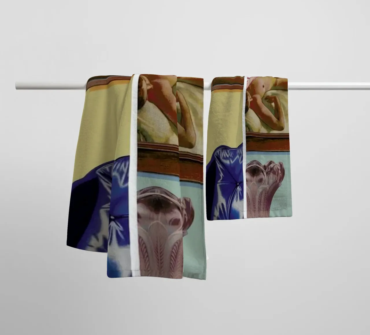 (perhaps in another place, or in another time,)we could have been friends serviette de bain de Doug Smock
