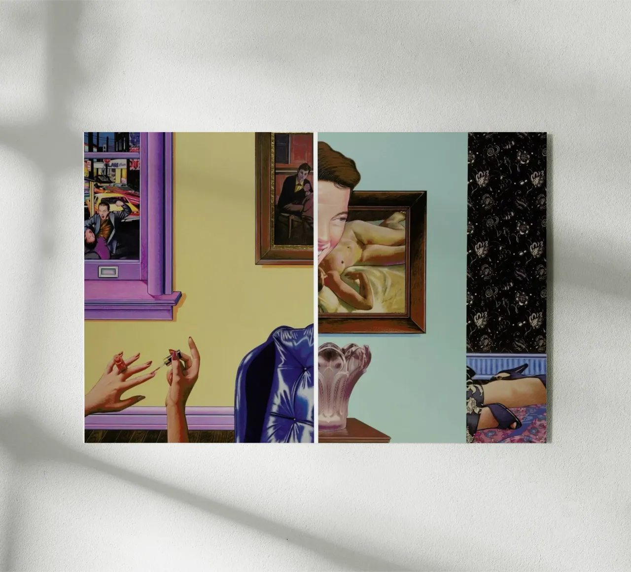 (perhaps in another place, or in another time,)we could have been friends plexiglass da Doug Smock