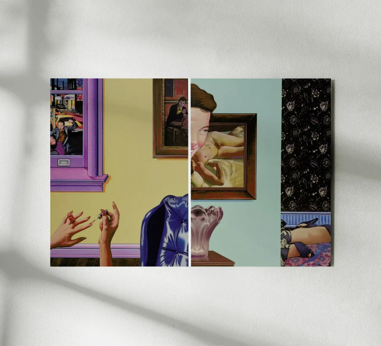 (perhaps in another place, or in another time,)we could have been friends alluminio dibond da Doug Smock