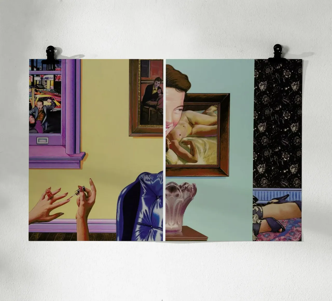 (perhaps in another place, or in another time,)we could have been friends carta hahnemühle da Doug Smock