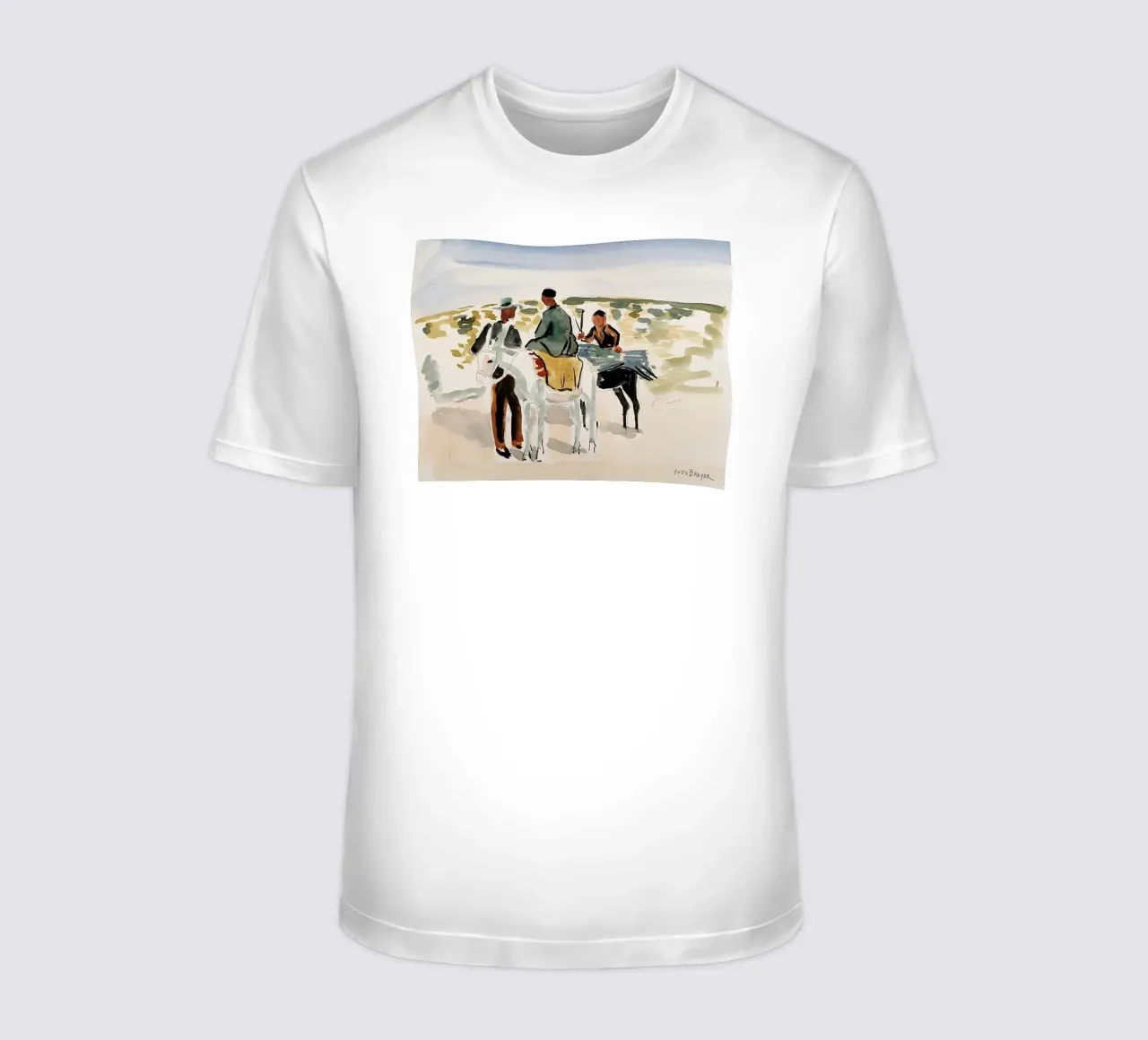 Cavalieri in Camargue t-shirt da Peteriespinoza Studio