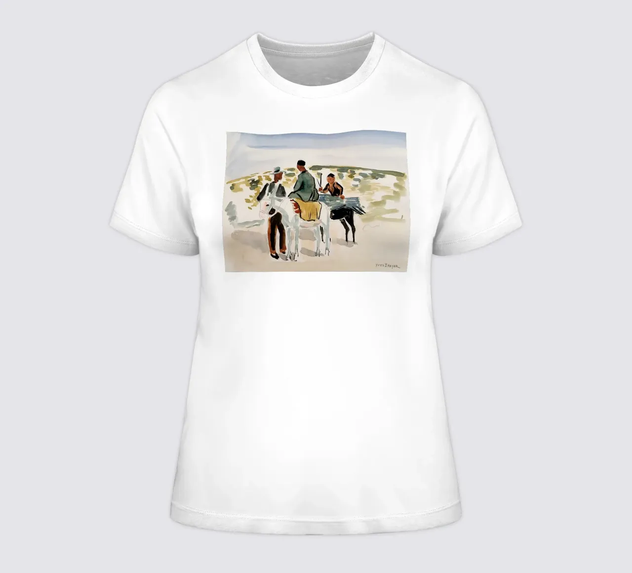 Cavalieri in Camargue t-shirt da donna da Peteriespinoza Studio
