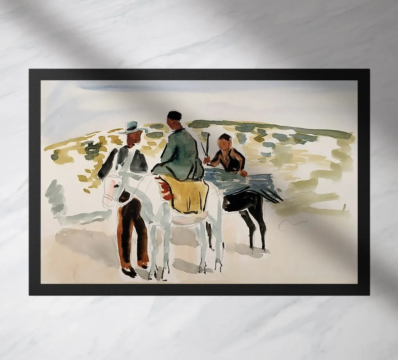 Cavalieri in Camargue zerbino da Peteriespinoza Studio