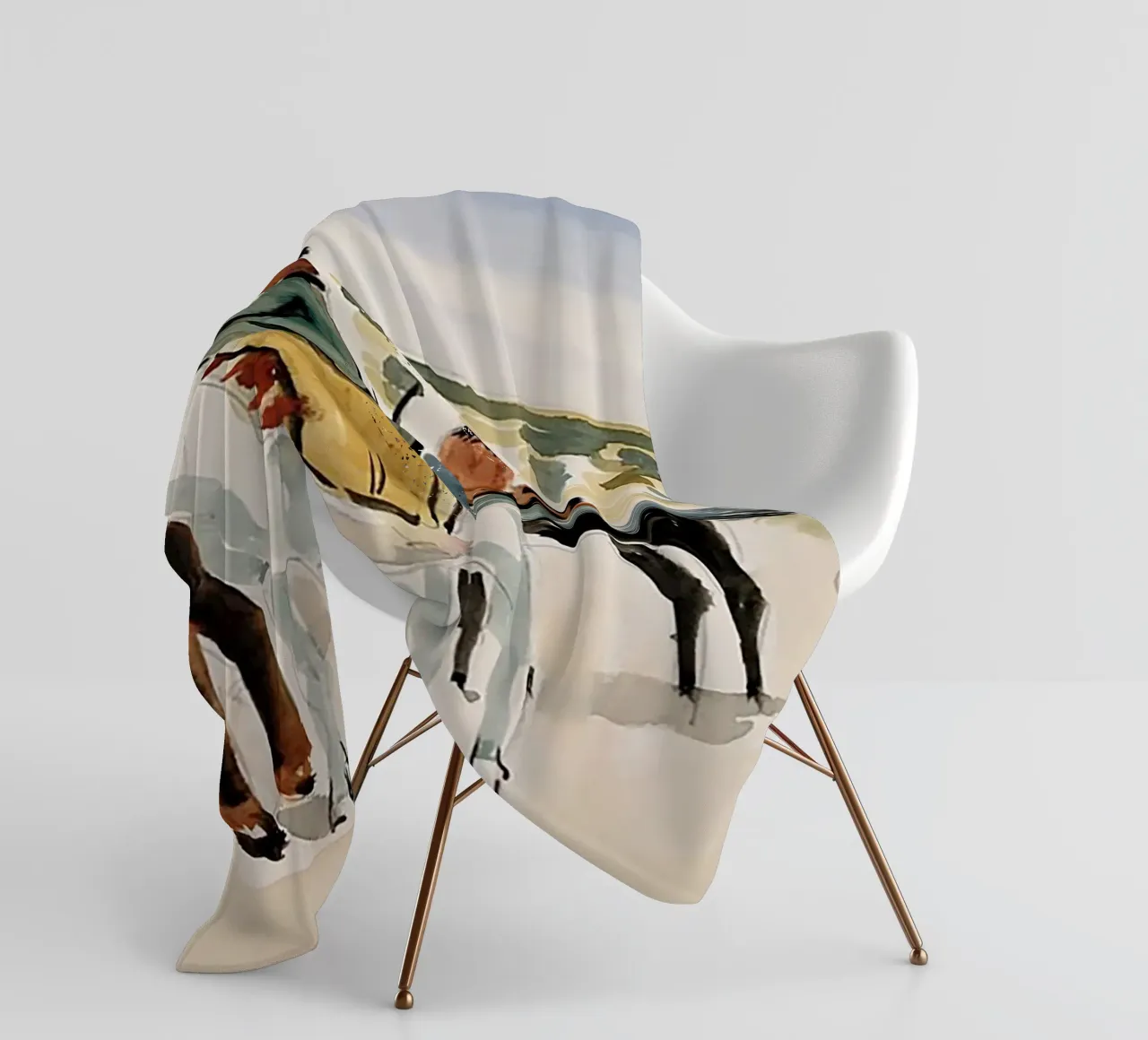 Cavalieri in Camargue coperta in pile da Peteriespinoza Studio