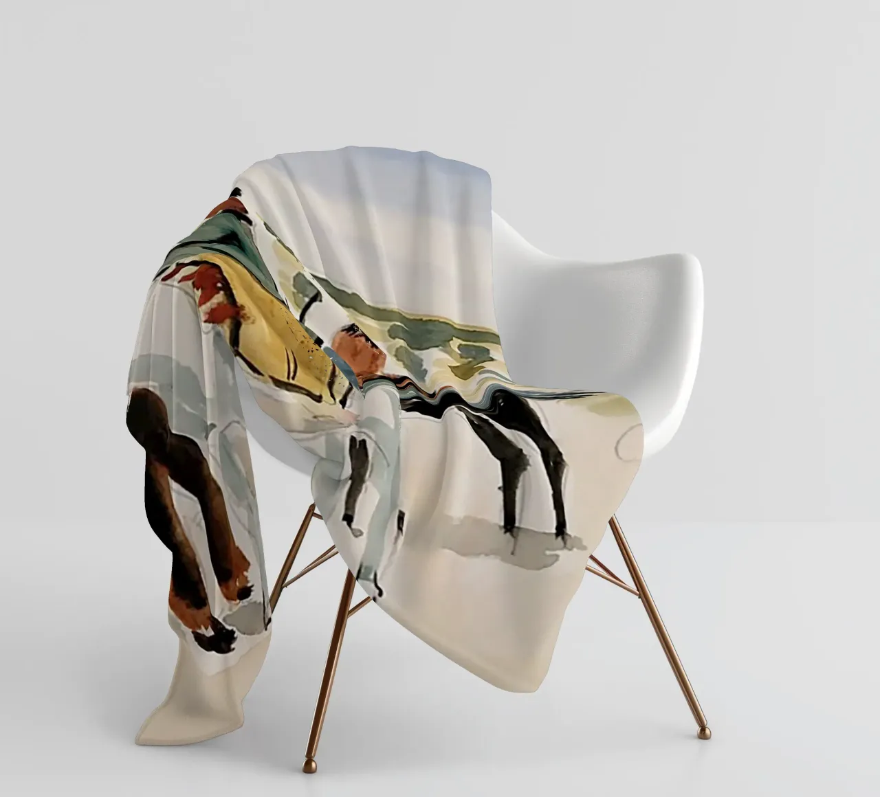 Cavalieri in Camargue coperta in pile da Peteriespinoza Studio