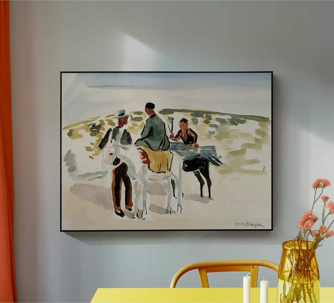 Cavalieri in Camargue plexiglass da Peteriespinoza Studio