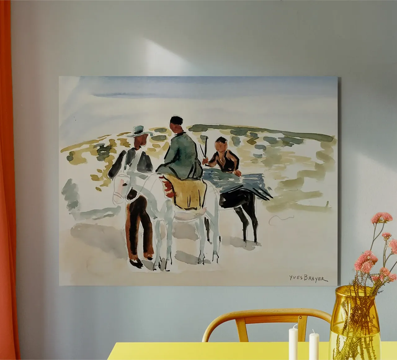 Cavalieri in Camargue pannello forex da Peteriespinoza Studio