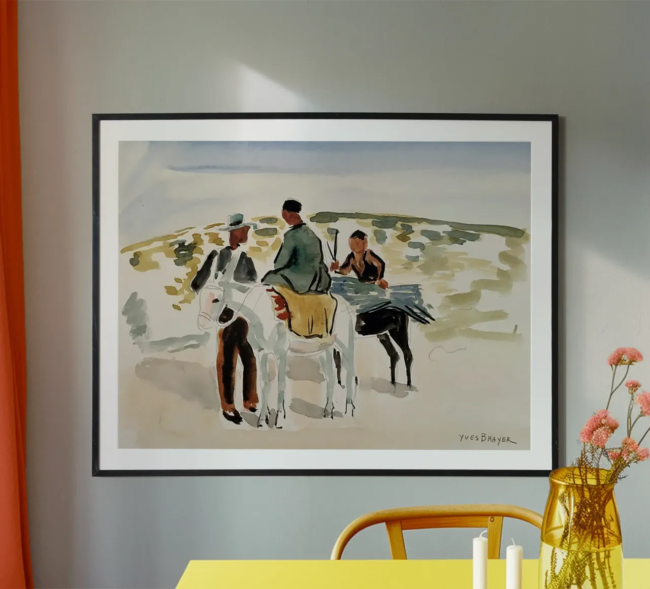 Cavalieri in Camargue carta hahnemühle da Peteriespinoza Studio