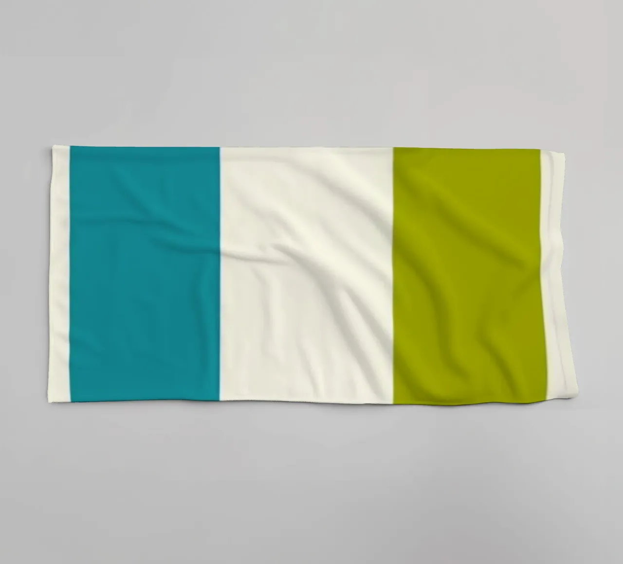 Retro 60s Vibrant Summer Vibes Stripes No1 asciugamano da bagno da TijanaArtStudio88