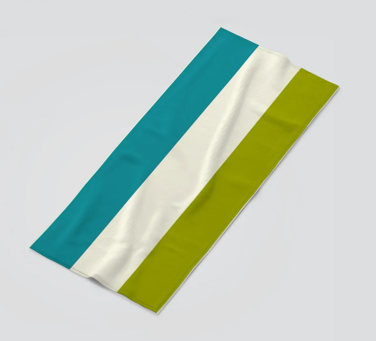 Retro 60s Vibrant Summer Vibes Stripes No1 telo mare da TijanaArtStudio88