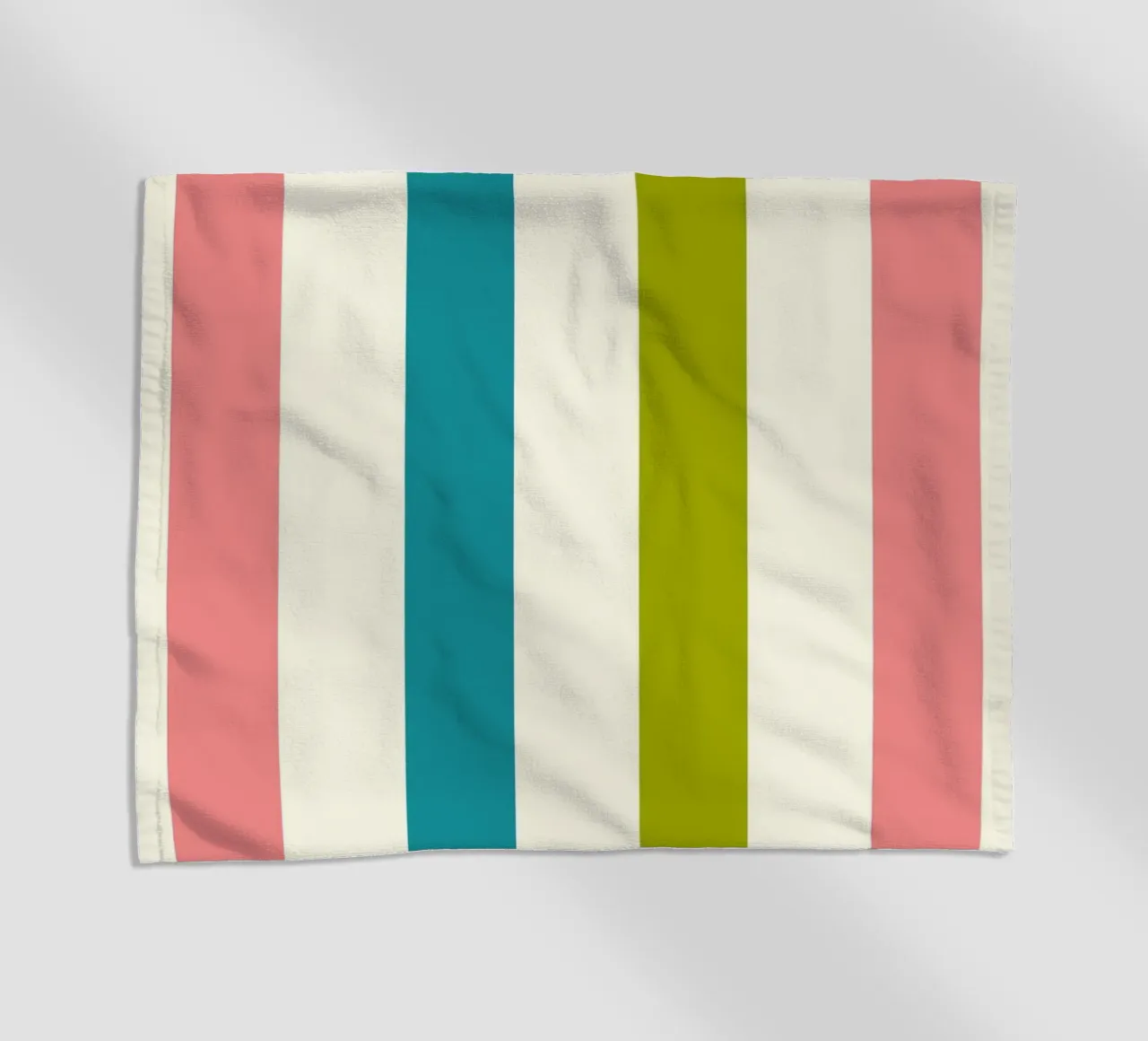 Retro 60s Vibrant Summer Vibes Stripes No1 telo mare da TijanaArtStudio88