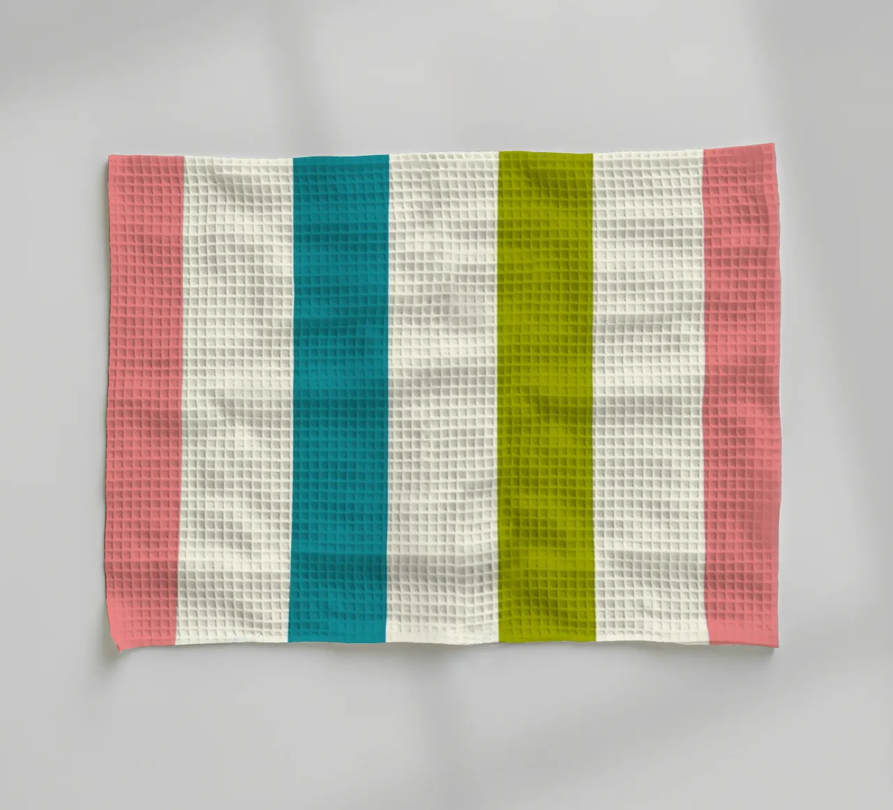 Retro 60s Vibrant Summer Vibes Stripes No1 canovaccio da cucina da TijanaArtStudio88