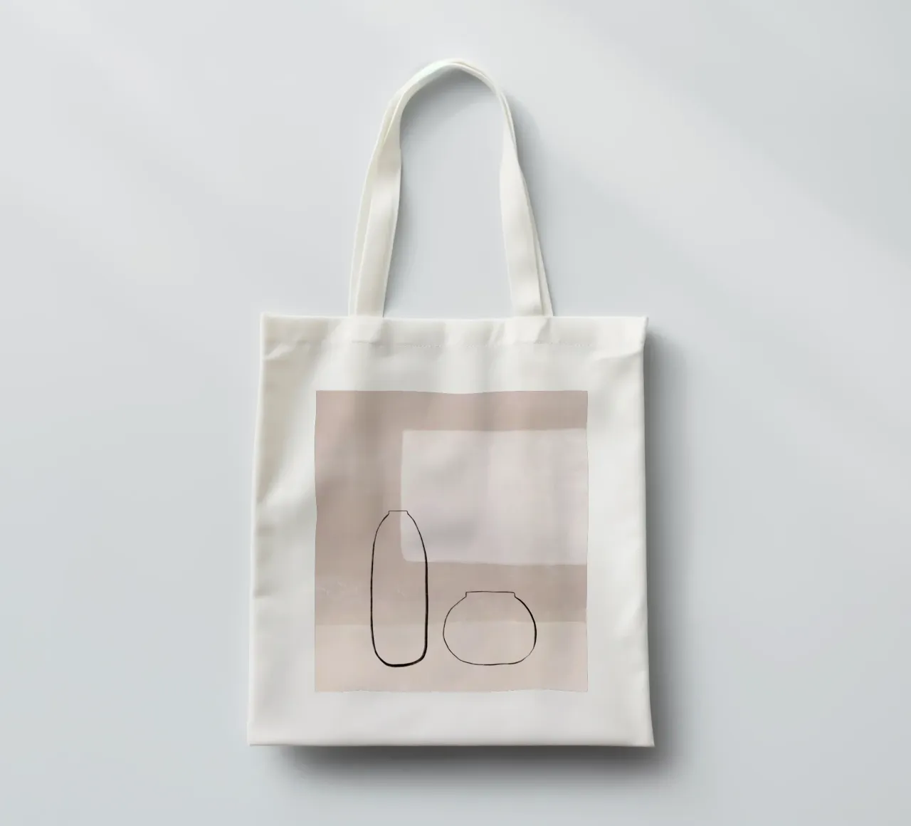 Abstract Minimalism I borsa in juta da BAINAI