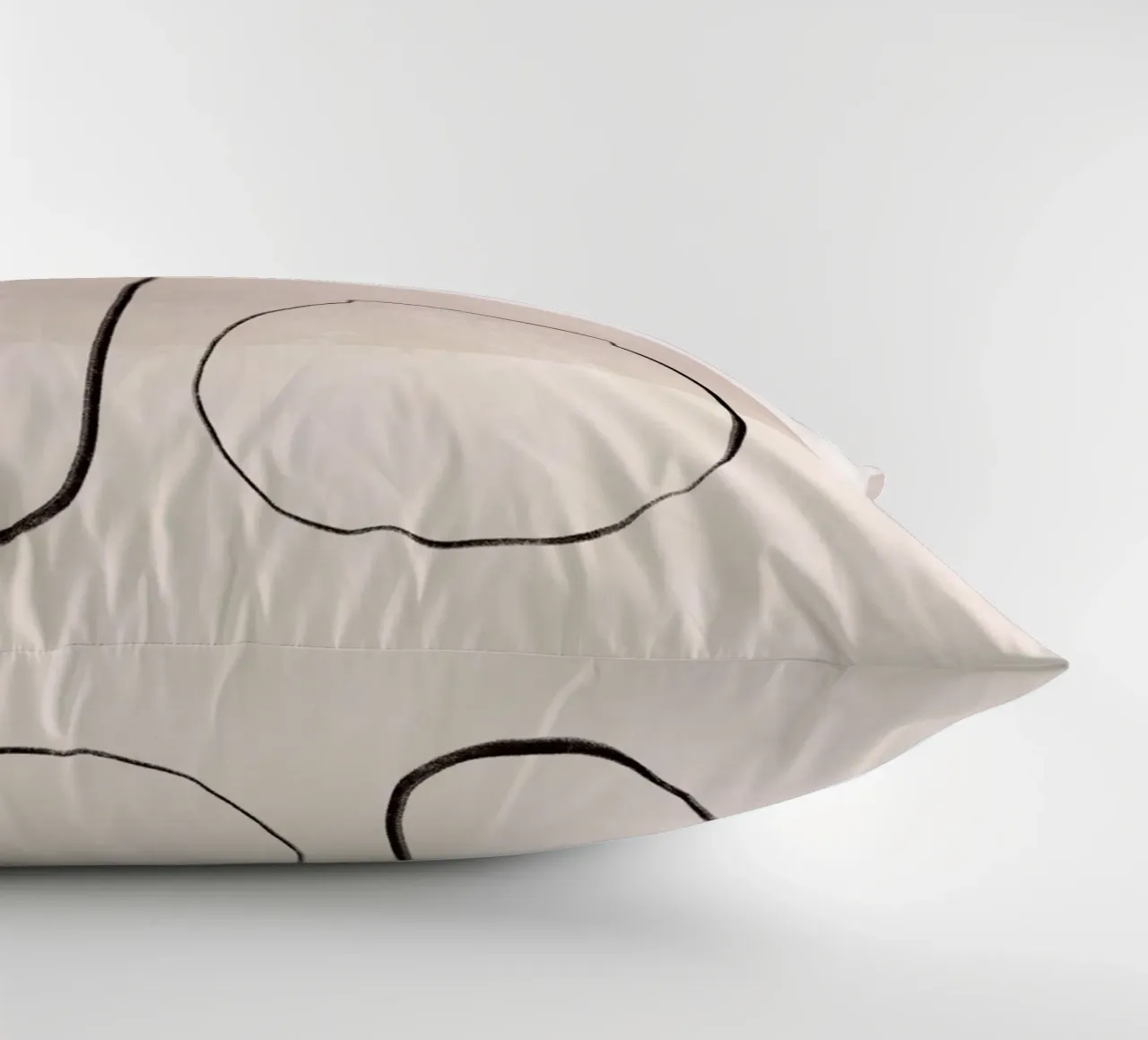 Wunschtext - Abstrakter Minimalismus cuscino da BAINAI