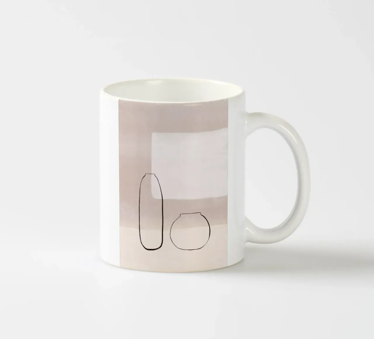 Abstract Minimalism I tazza in ceramica da BAINAI