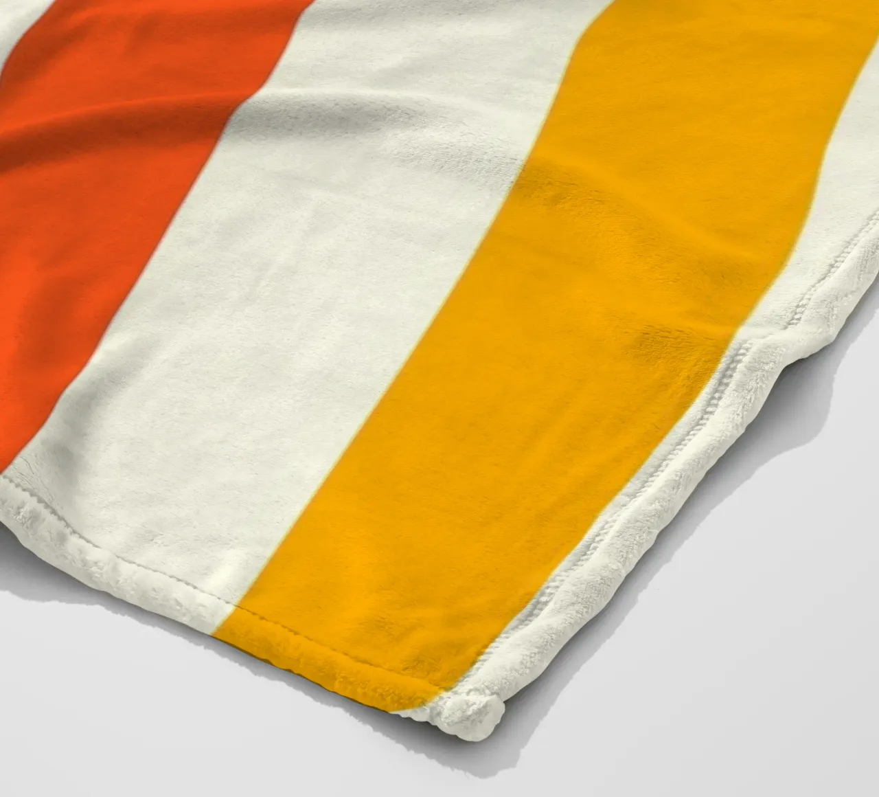 Retro 60s Vibrant Summer Vibes Stripes No2 coperta in pile da TijanaArtStudio88