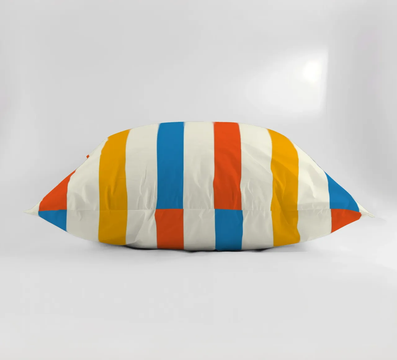 Retro 60s Vibrant Summer Vibes Stripes No2 cuscino da TijanaArtStudio88