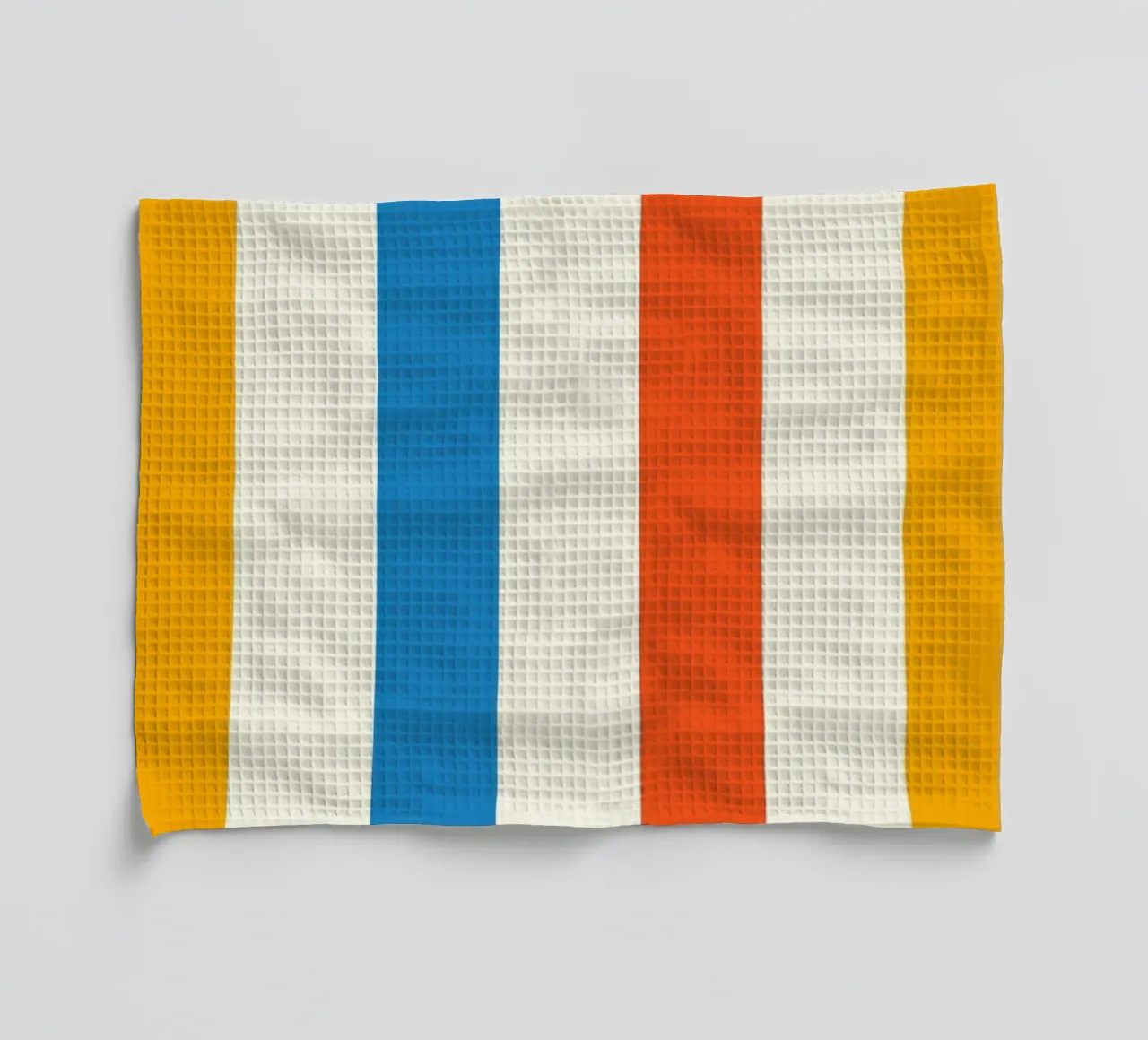 Retro 60s Vibrant Summer Vibes Stripes No2 canovaccio da cucina da TijanaArtStudio88