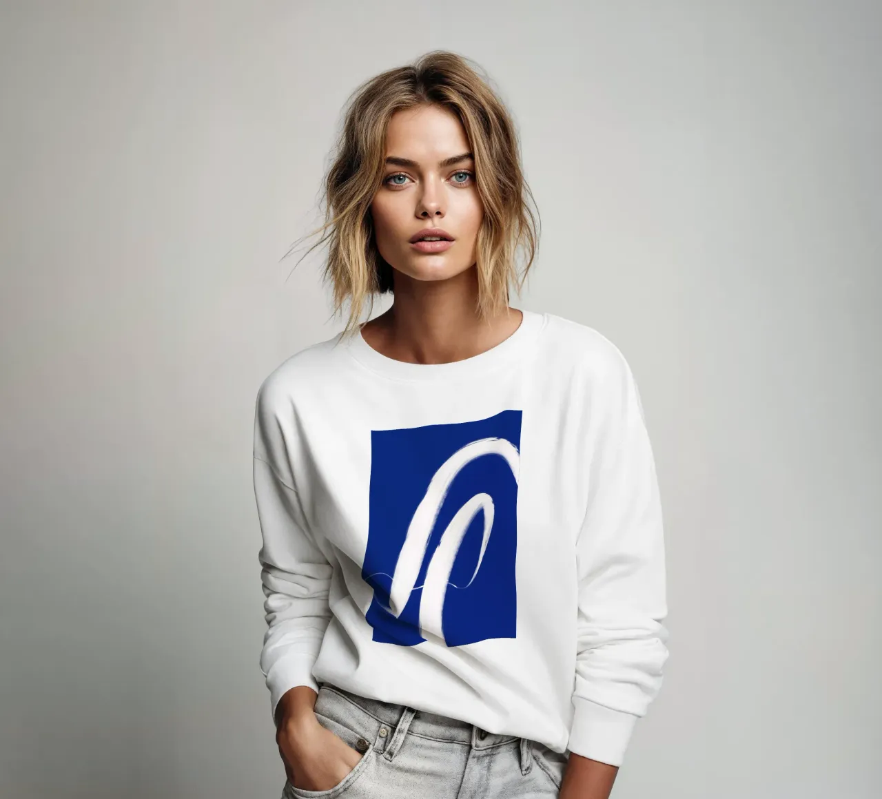 White Wave No 3 sweatshirt by treechild
