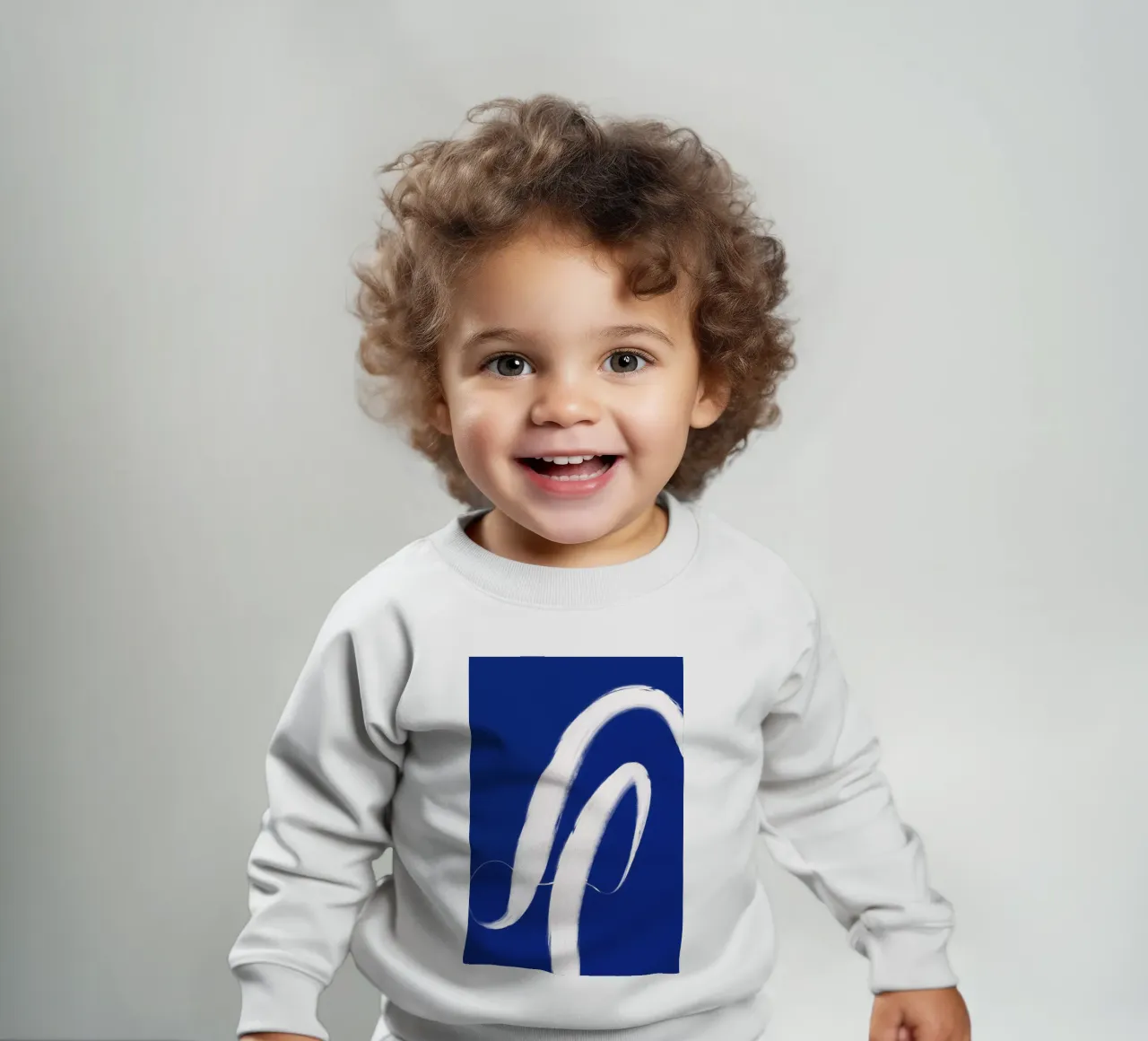 White Wave No 3 felpa neonato da treechild