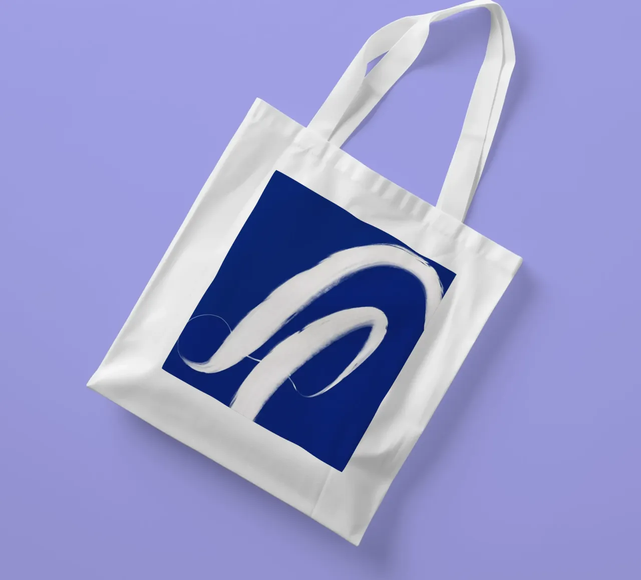 White Wave No 3 borsa in juta da treechild