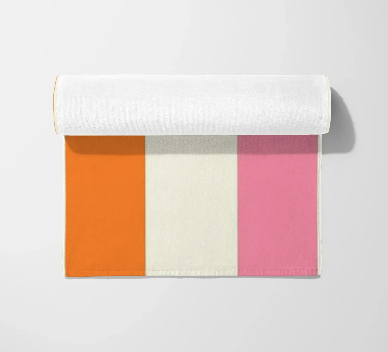 Retro 60s Vibrant Summer Vibes Stripes No3 telo mare da TijanaArtStudio88