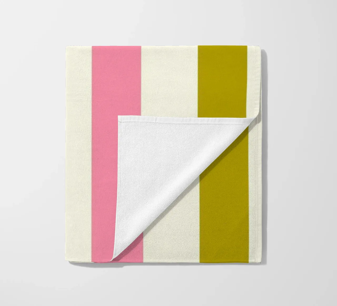 Retro 60s Vibrant Summer Vibes Stripes No3 telo mare da TijanaArtStudio88