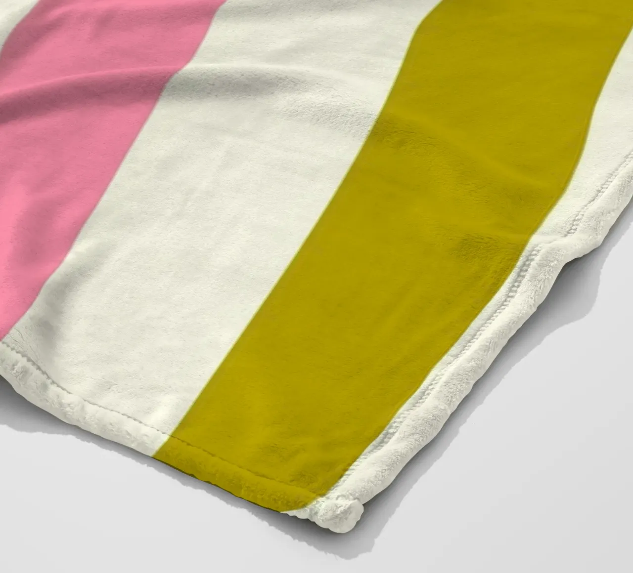 Retro 60s Vibrant Summer Vibes Stripes No3 coperta in pile da TijanaArtStudio88