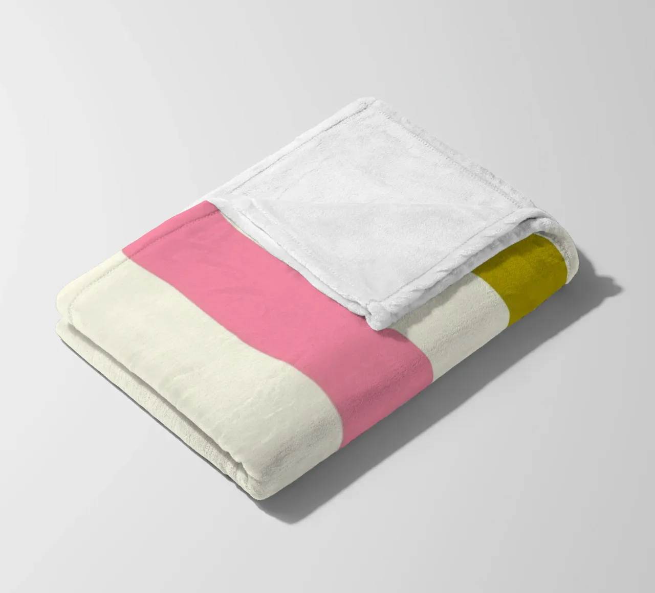 Retro 60s Vibrant Summer Vibes Stripes No3 coperta in pile da TijanaArtStudio88