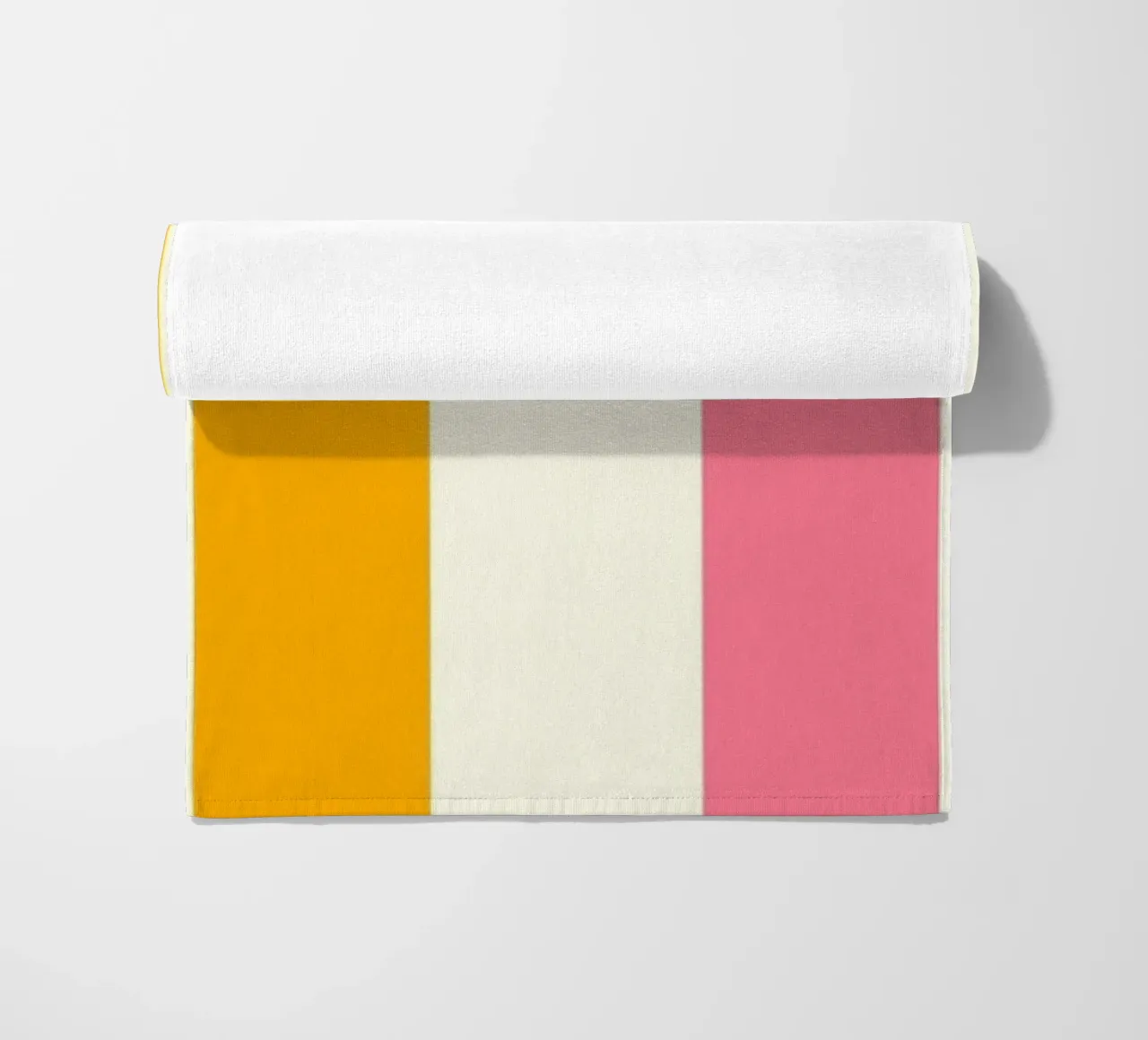 Retro 60s Vibrant Summer Vibes Stripes No4 telo mare da TijanaArtStudio88