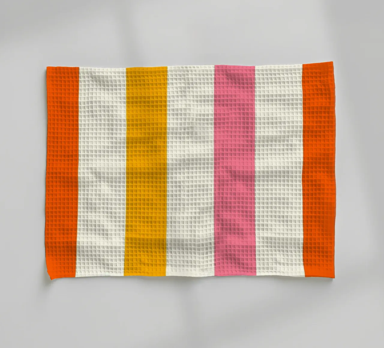 Retro 60s Vibrant Summer Vibes Stripes No4 canovaccio da cucina da TijanaArtStudio88